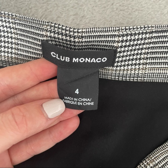 Club Monaco Houndstooth Ruffle Skirt “Pru” - Picture 6 of 6